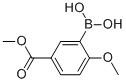 Structure of Methyl 3-borono-4-methoxybenzoate