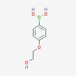Structure of 4-(2-hydroxyethoxy)phenylboronic acid