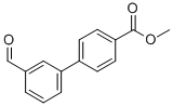 Structure of 3-FORMYLBIPHENYL-4-CARBOXYLIC ACID METHYL ESTER