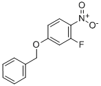 Structure of 4-BENZYLOXY-2-FLUORO-1-NITROBENZENE