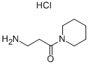 Structure of 3-AMINO-1-PIPERIDIN-4-YL-PROPAN-1-ONE HYDROCHLORIDE