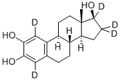 Structure of 2-HYDROXY-17BETA-ESTRADIOL-1,4,16,16,17-D5