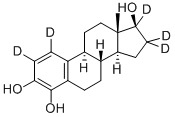 Structure of 4-HYDROXY-17BETA-ESTRADIOL-1,2,16,16,17-D5