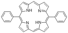 Structure of 5,15-DIPHENYL-21H,23H-PORPHINE