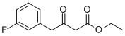 4-(3-FLUORO-PHENYL)-3-OXO-BUTYRIC ACID ETHYL ESTER结构式
