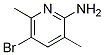 5-BroMo-3,6-diMethyl-2-pyridinaMine结构式