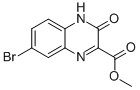 Structure of METHYL 7-BROMO-3-OXO-3,4-DIHYDROQUINOXALINE-2-CARBOXYLATE