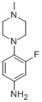 Structure of 3-Fluoro-4-(4-methylpiperazin-1-yl)aniline
