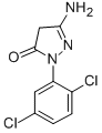 1-(2,5-二氯苯基)-3-氨基-5-吡唑酮结构式