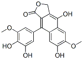 Structure of 9-(3,4-Dihydroxy-5-methoxyphenyl)-4,7-dihydroxy-6-methoxynaphtho[2,3-c]furan-1(3H)-one