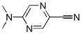 Structure of PYRAZINECARBONITRILE,5-(DIMETHYLAMINO)-