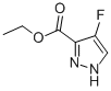 1H-PYRAZOLE-3-CARBOXYLIC ACID,4-FLUORO-,ETHYL ESTER结构式