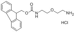 Structure of FMOC-2-(2-AMINOETHOXY)-ETHYLAMINE HYDROCHLORIDE