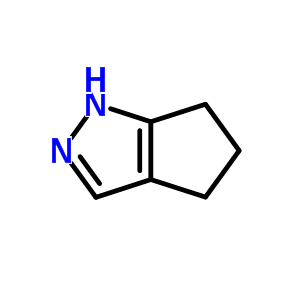 Structure of cyclopenta[c]pyrazole, 1,4,5,6-tetrahydro-