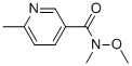 Structure of N-METHOXY-6,N-DIMETHYL-NICOTINAMIDE