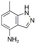 7-Methyl-1H-indazol-4-amine结构式