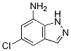 Structure of 1H-Indazol-7-aMine,5-chloro-