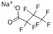 Structure of SODIUM HEPTAFLUOROBUTYRATE