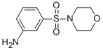 Structure of 3-(MORPHOLINOSULFONYL)ANILINE