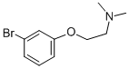 2-(3-溴苯氧基)-N,N-二甲基乙胺结构式