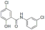 Structure of 5-chloro-N-(3-chlorophenyl)-2-hydroxy-benzamide