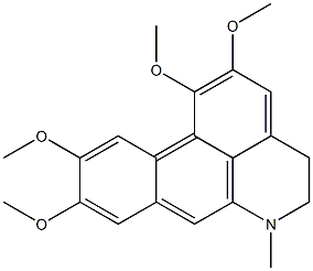 脱氢海罂粟碱(去氢海罂粟碱)结构式
