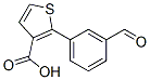 Structure of 2-(3-Formylphenyl)thiophene-3-carboxylic acid