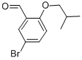Structure of 5-BROMO-2-ISOBUTOXYBENZALDEHYDE