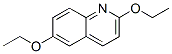 Structure of Quinoline,2,6-diethoxy-