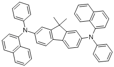 Structure of 9,9-Dimethyl-2,7-bis[N-(1-naphthyl)-N-phenylamino]fluorene