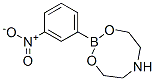 2-(3-Nitrophenyl)-1,3-dioxa-2-bora-6-azacyclooctane结构式