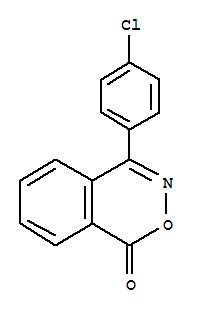 Structure of 4-(4-chlorophenyl)-1H-2,3-benzoxazin-1-one