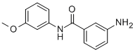 Structure of 3-AMINO-N-(3-METHOXYPHENYL)BENZAMIDE