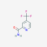 4-(trifluoromethyl)-2-Pyridinecarboxamide结构式