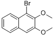 Structure of 1-BROMO-2 3-DIMETHOXYNAPHTHALENE  97