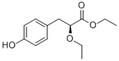 Structure of (S)-2-ETHOXY-3-(4-HYDROXY-PHENYL)-PROPIONIC ACID ETHYL ESTER