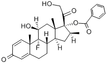 Structure of BETAMETHASONE BENZOATE (200 MG)