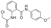 Structure of 2-(2-CHLORO-ACETYLAMINO)-N-(4-METHOXY-PHENYL)-BENZAMIDE