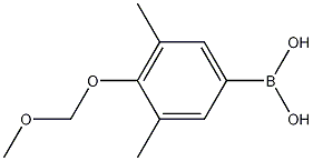 Structure of 4-(Methoxymethoxy)-3,5-dimethylphenylboronic acid