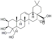 Structure of 2β,3β,16α,23,24-Pentahydroxyolean-12-en-28-oic acid