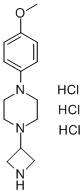 Structure of 3-[4-(4-Methoxyphenyl)piperazinyl]azetidine trihydrochloride