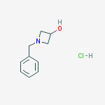 Structure of 3-Azetidinol, 1-(phenylmethyl)-, hydrochloride