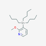 Structure of 2-METHOXY-3-(TRIBUTYLSTANNYL)PYRIDINE
