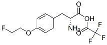 Structure of D-Tyrosine, O-(2-fluoroethyl)-, trifluoroacetate