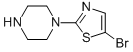 Structure of 1-(5-Bromo-thiazol-2-yl)-piperazine