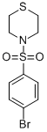 Structure of 4-(4-BROMOPHENYLSULFONYL)THIOMORPHOLINE