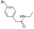 2-(4-bromophenyl)-N-ethylacetamide结构式