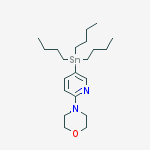 Structure of 2-MORPHOLINO-5-(TRIBUTYLSTANNYL)PYRIDINE