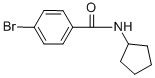 Structure of 4-Bromo-N-cyclopentylbenzamide
