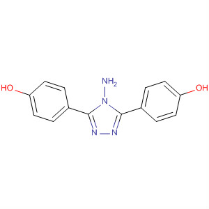 Structure of Phenol, 4,4'-(4-amino-4H-1,2,4-triazole-3,5-diyl)bis-